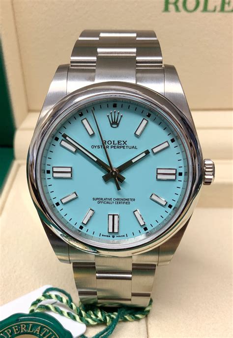 rolex tiffany 41 discontinued|rolex oyster perpetual 41 for sale.